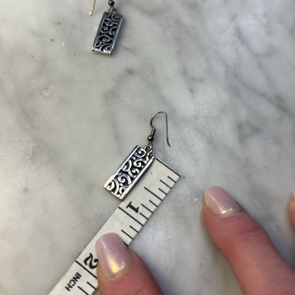 BRIGHTON Silver Filigree Necklace and Earring Set - Picture 7 of 8